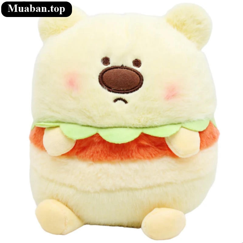 Thú Nhồi Bông Gấu Nuan Nuan Hình Hamburger 20 cm