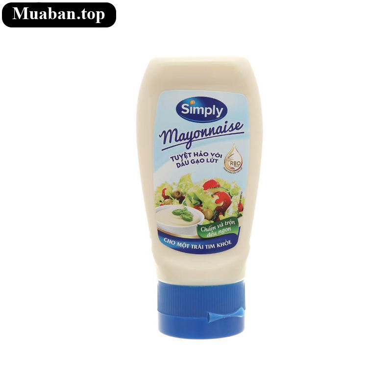 Xốt mayonnaise Simply chai 230g