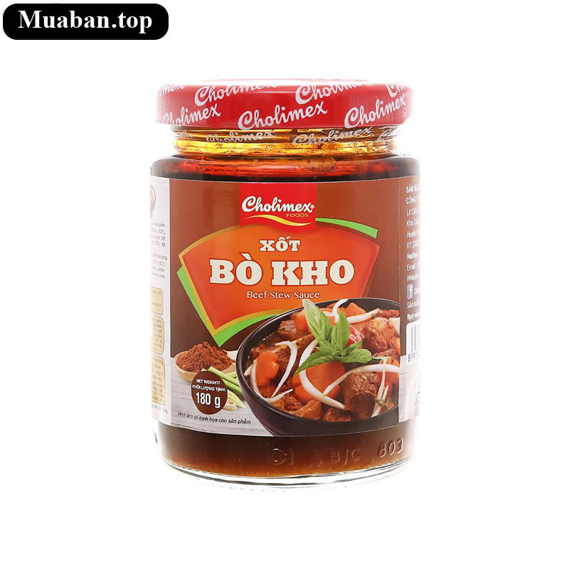 Xốt nấu bò kho Cholimex hũ 180g