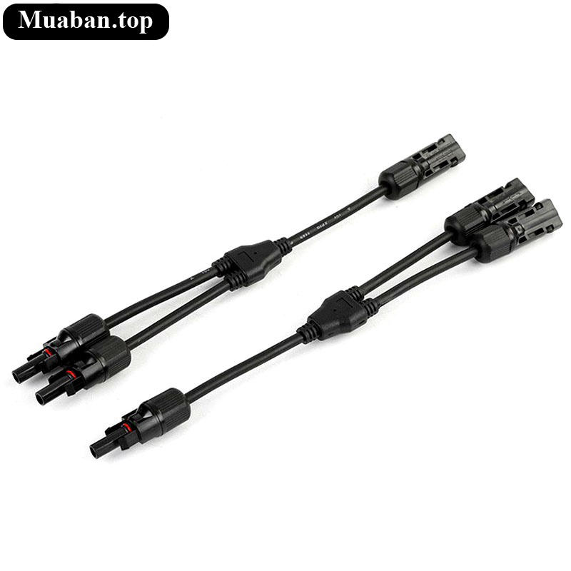 1 cặp jack nối chia 2 cho 2 tấm năng lượng mặt trời