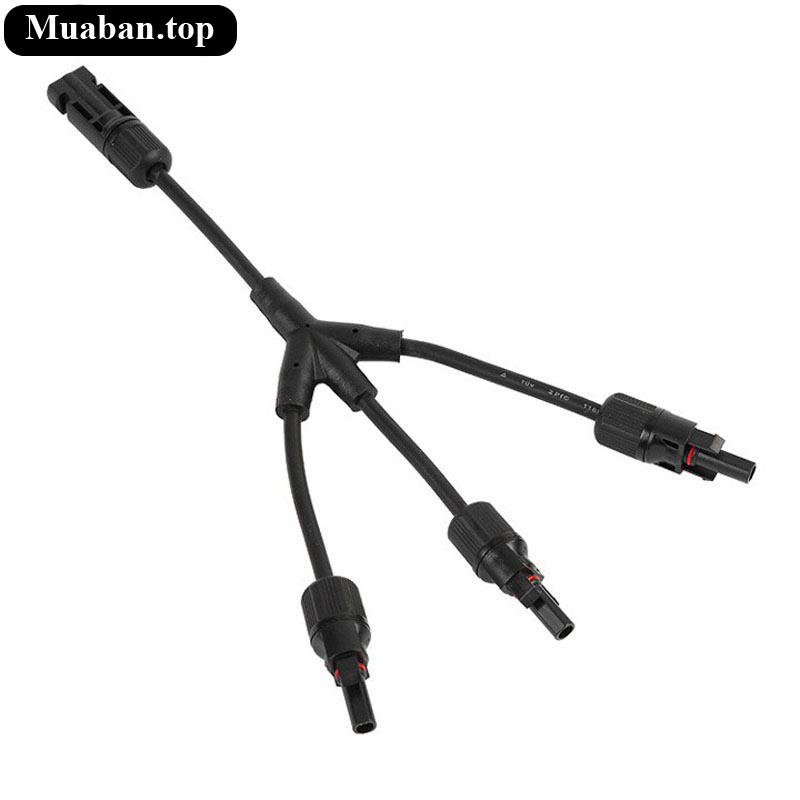 1 cặp jack nối chia 3 cho 3 tấm năng lượng mặt trời 2