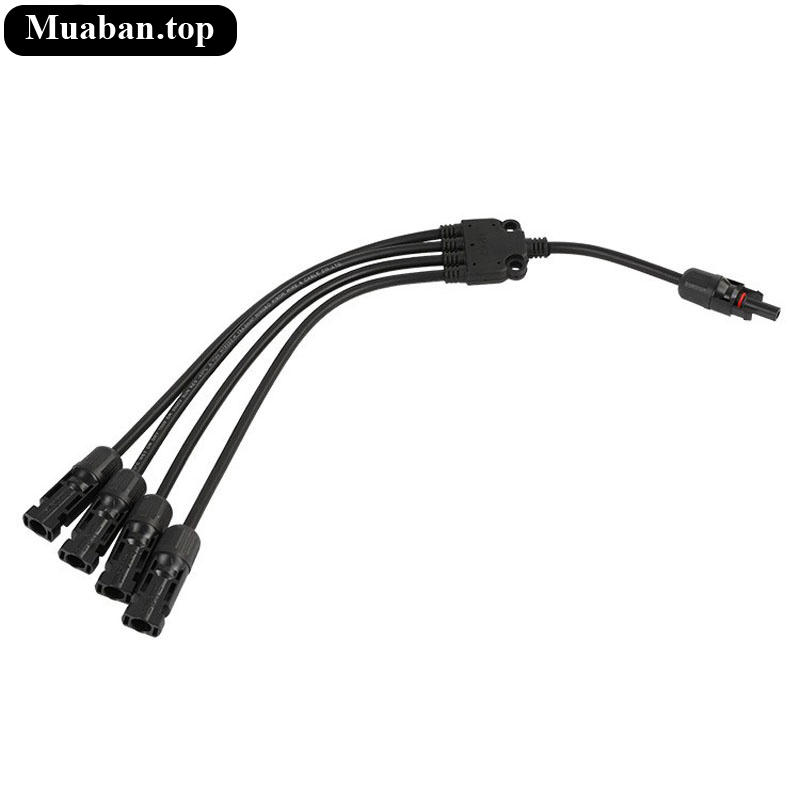 1 cặp jack nối chia 4 cho 4 tấm năng lượng mặt trời 3
