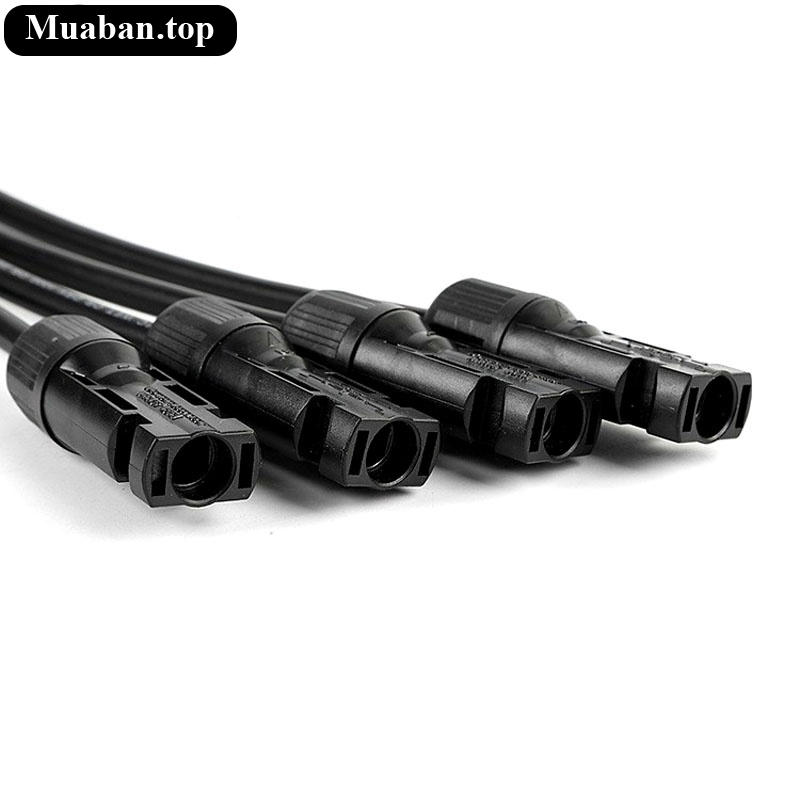 1 cặp jack nối chia 4 cho 4 tấm năng lượng mặt trời 5