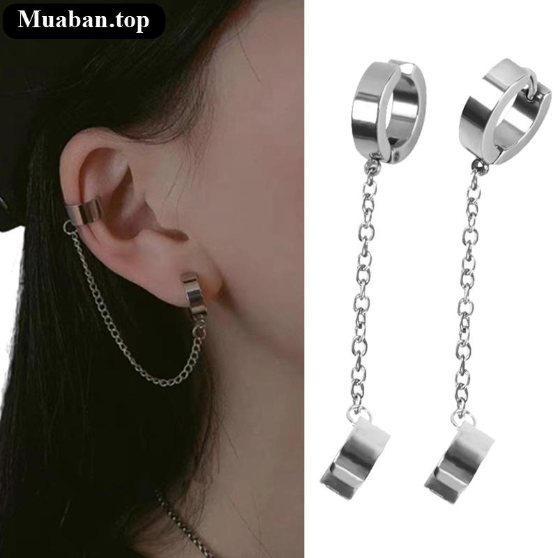 1 khuyên kẹp tai nối dây xích kim loại phong cách hàn quốc 1 khuyên kẹp tai nối dây xích kim loại phong cách hàn quốc
