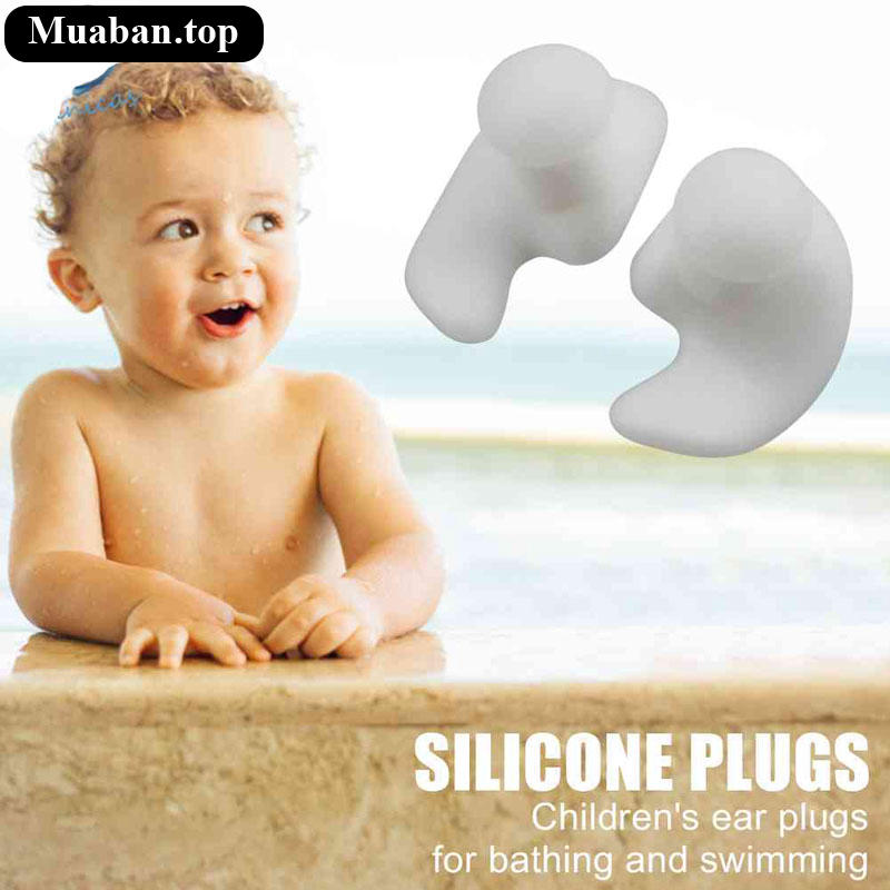 1 Cặp Nút Bịt Tai Silicone Nhiều Màu Chống Nước Tiện Dụng Khi Đi Bơi 4