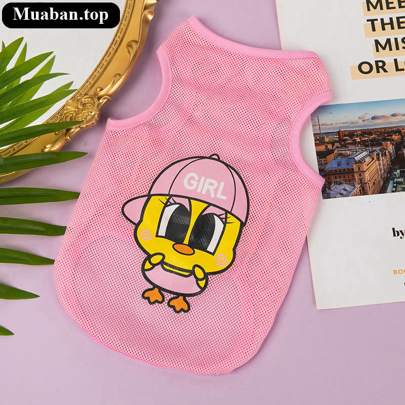 Áo lưới thoáng khí mùa hè cho chó mèo 2