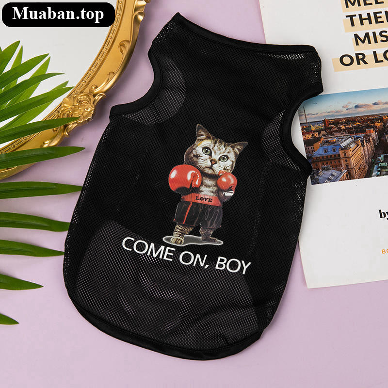 Áo lưới thoáng khí mùa hè cho chó mèo 3