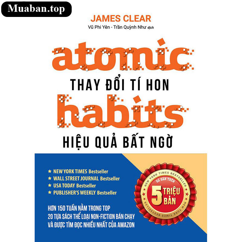 Atomic Habits – Thay Đổi Tí Hon, Hiệu Quả Bất Ngờ (Tái bản năm 2022)