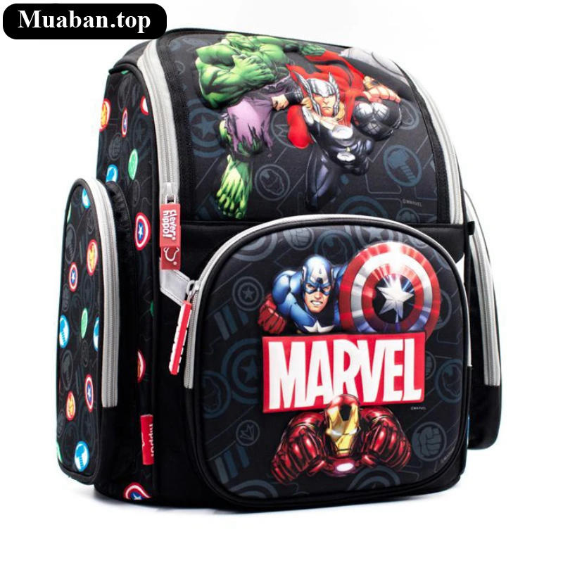 Ba Lô Chống Gù Fancy Biệt Đội Avengers Clever Hippo Màu Đen 3