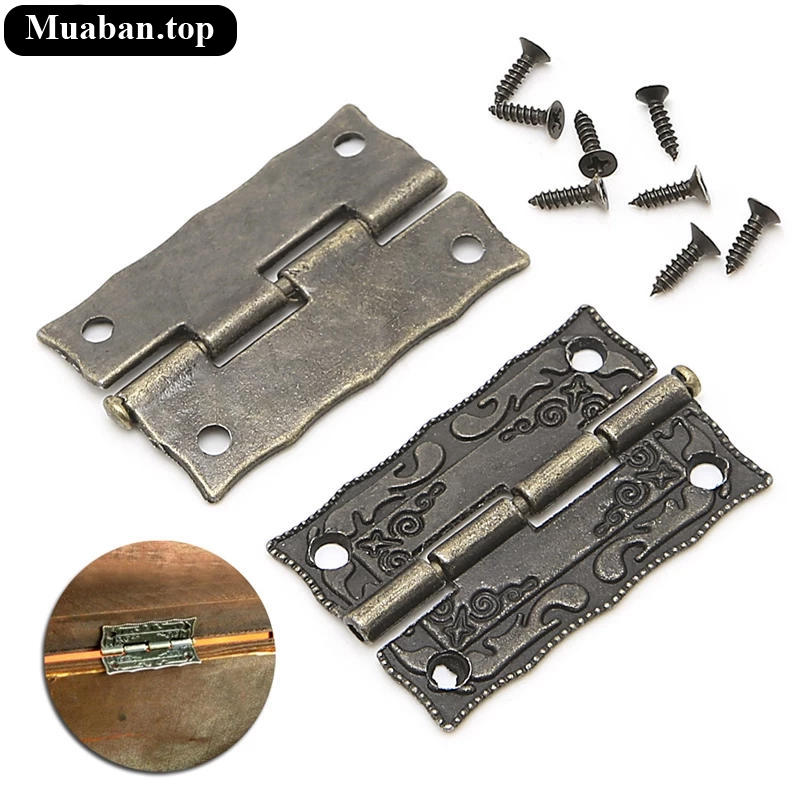 Bản lề hoa văn 35x28mm kiểu cỗ điển kèm ốc vít Bản lề hoa văn 35x28mm kiểu cỗ điển kèm ốc vít