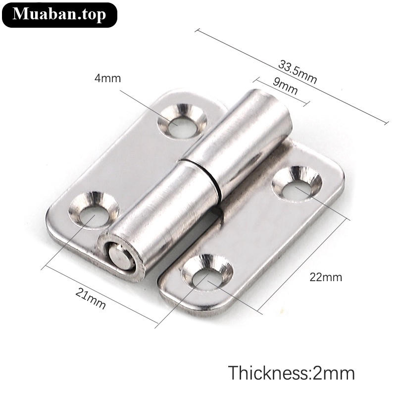 Bản lề inox cao cấp chuyên lắp cho cửa sổ và nắp đựng 8