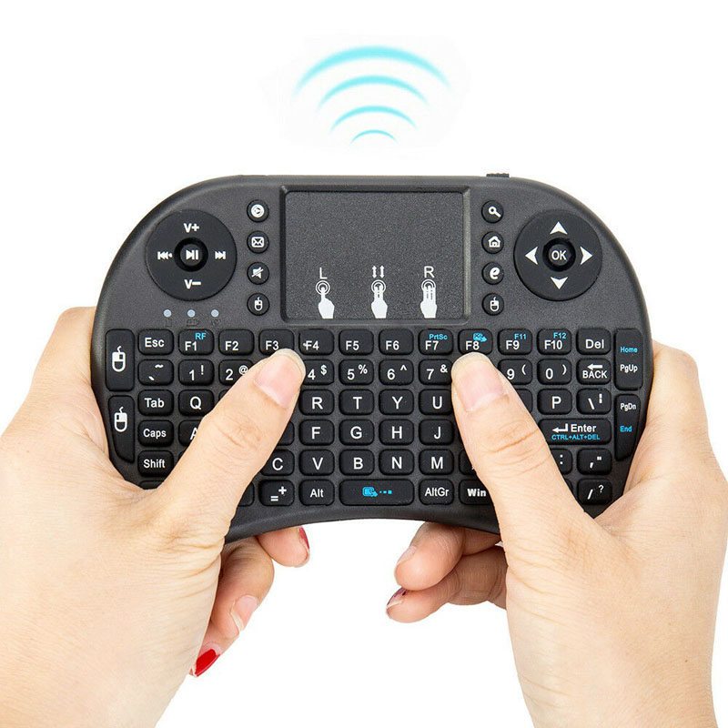 Bàn phím kiêm chuột mini cảm ứng không dây I8 cho Ps4, Google, Android, Tv Box, chơi game 7