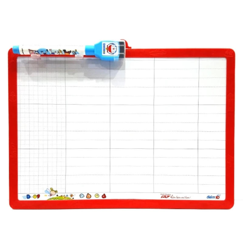 Bảng Viết 2 Mặt A4 Thiên Long B-09 – Kẻ Ngang & Kẻ Ô + Bút Lông Bảng