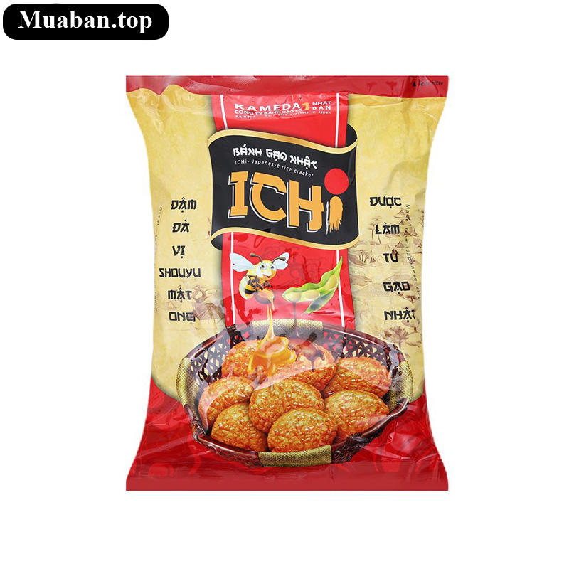 Bánh gạo Nhật vị Shouyu mật ong Ichi gói 180g