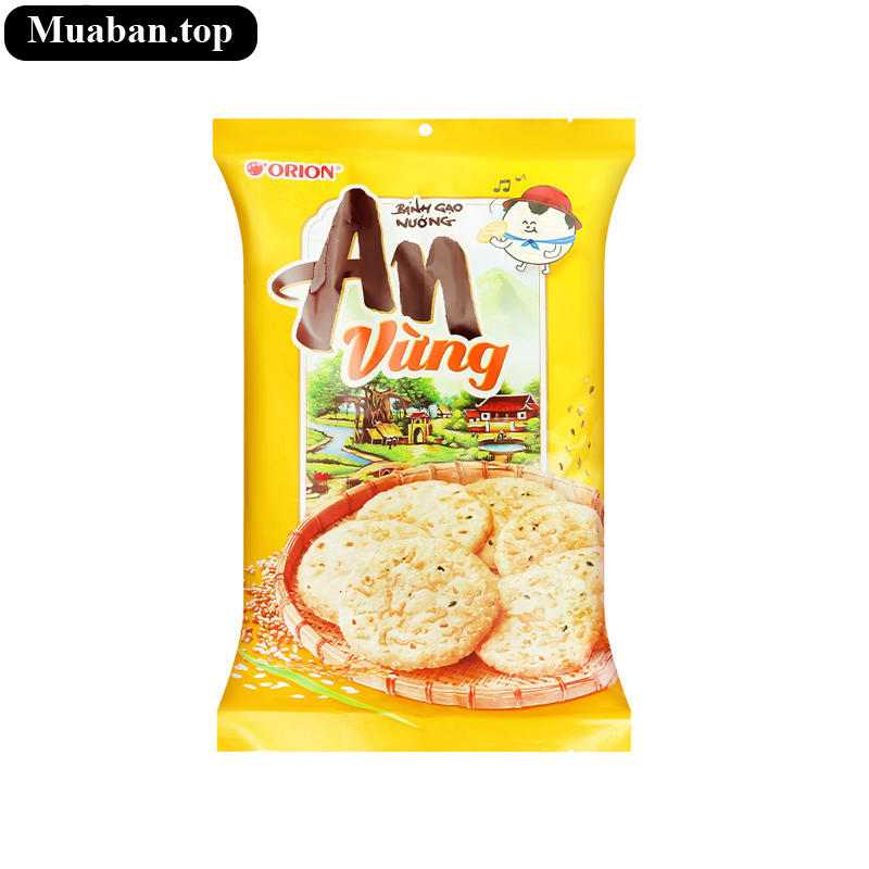 Bánh gạo nướng vừng Orion gói 115gr