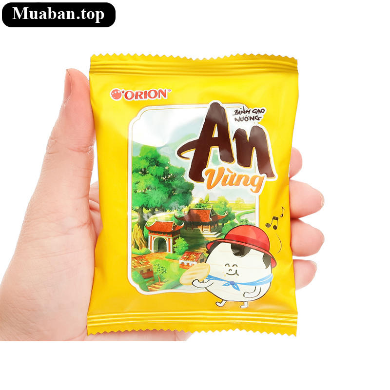 Bánh gạo nướng vừng Orion gói 115gr 5