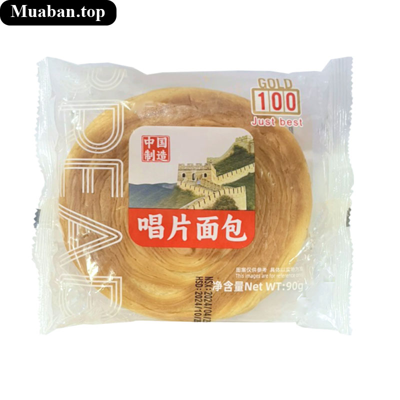 Bánh mì đĩa hát GOLD100 gói 90g
