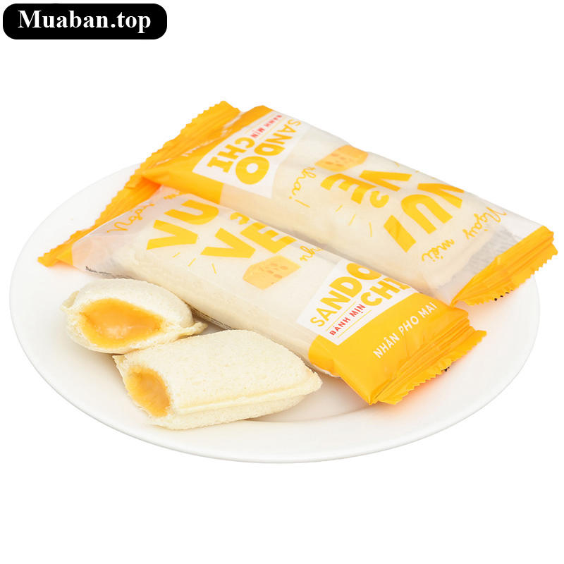 Bánh mịn nhân phô mai Sandochi Bảo Minh gói 100g 8
