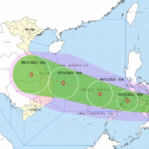 Bão Kalmaegi tăng cấp nhanh khi tiến vào Biển Đông