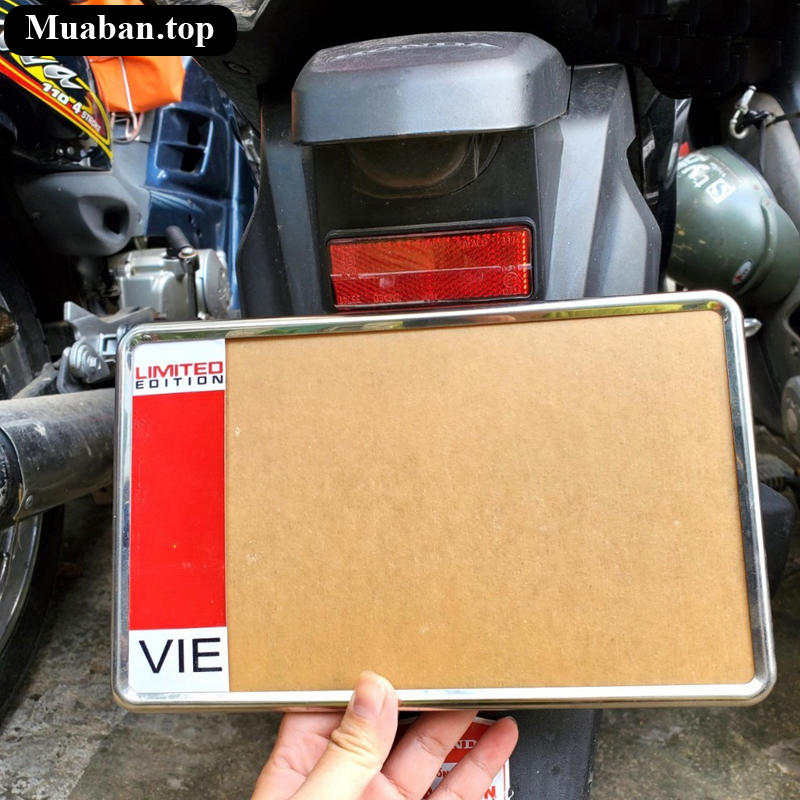 Biển số decal hoa văn dành cho xe máy 7