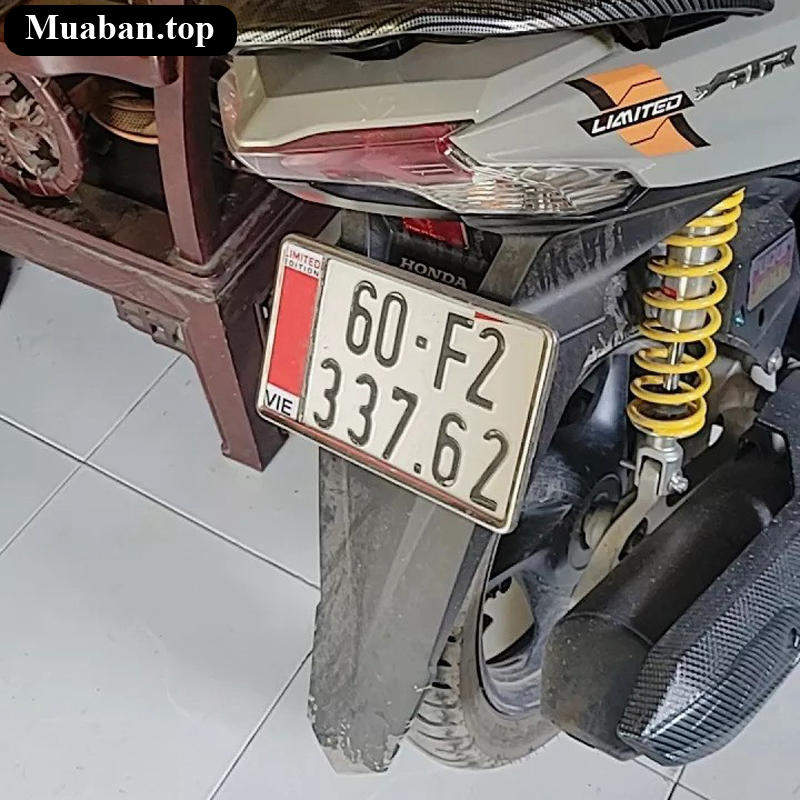 Biển số decal hoa văn dành cho xe máy 8