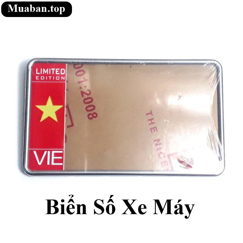 Biển số hình ngôi sao dành cho xe máy Biển số hình ngôi sao dành cho xe máy