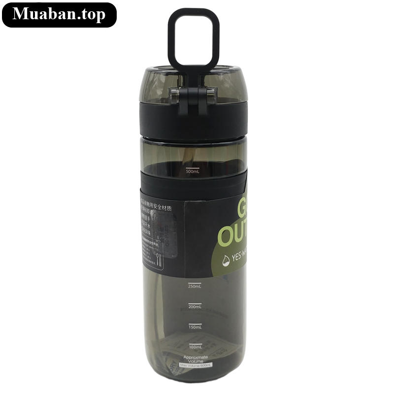 Bình Nước Học Sinh 5060 Màu Đen 5