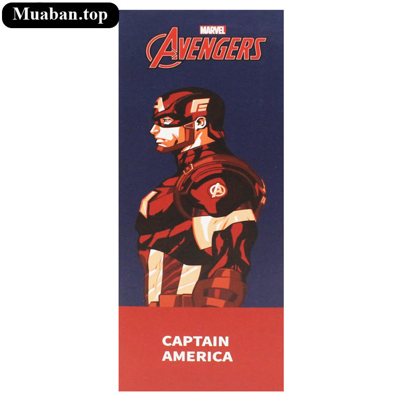 Bình nước nhựa 720ml Marvel Avengers Captain America cho học sinh