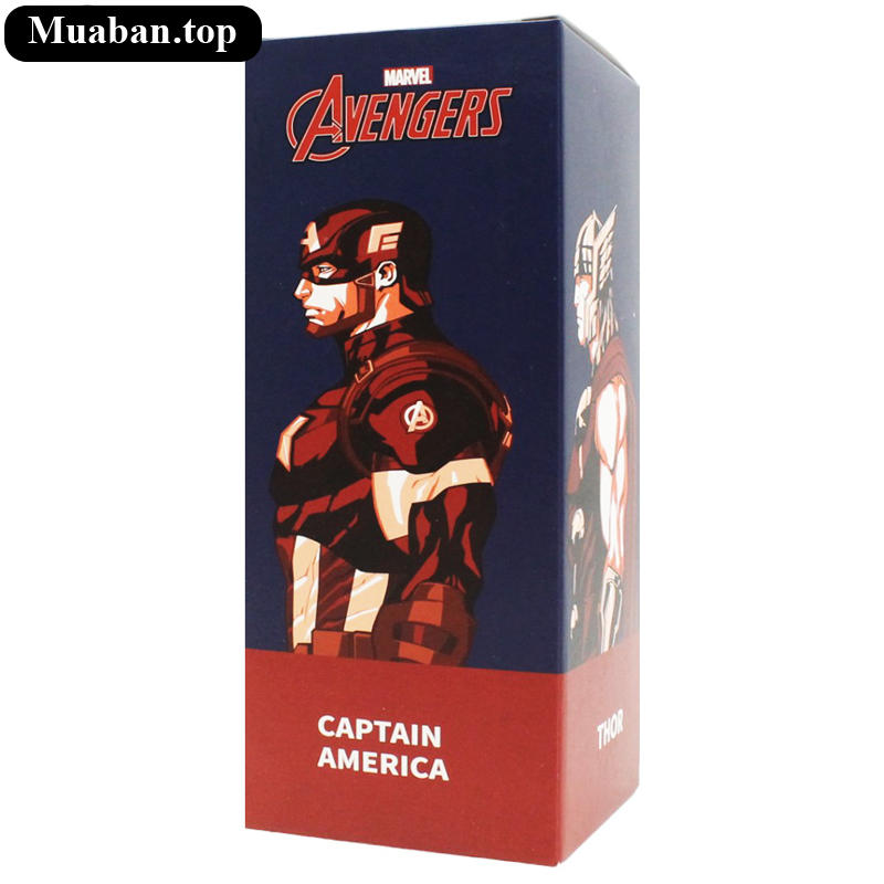 Bình nước trẻ em Marvel Avengers Captain America dung tích 720ml