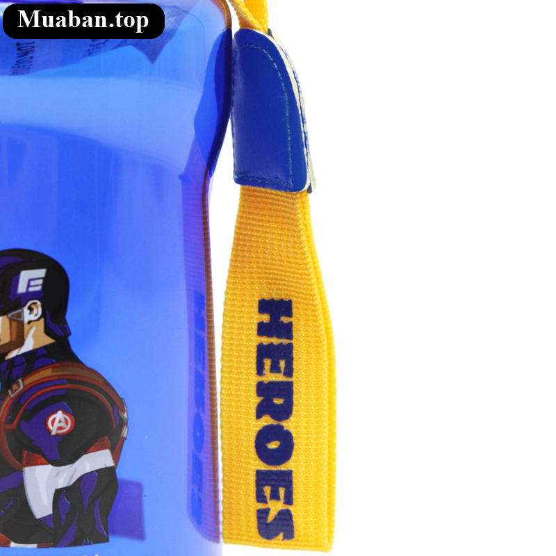 Bình nước học sinh Marvel Avengers chính hãng 720ml Captain America