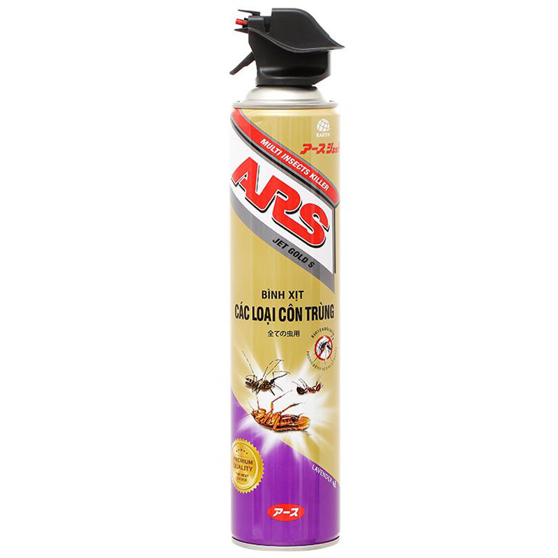 Bình xịt côn trùng ARS Jet Gold S hương lavender 600ml