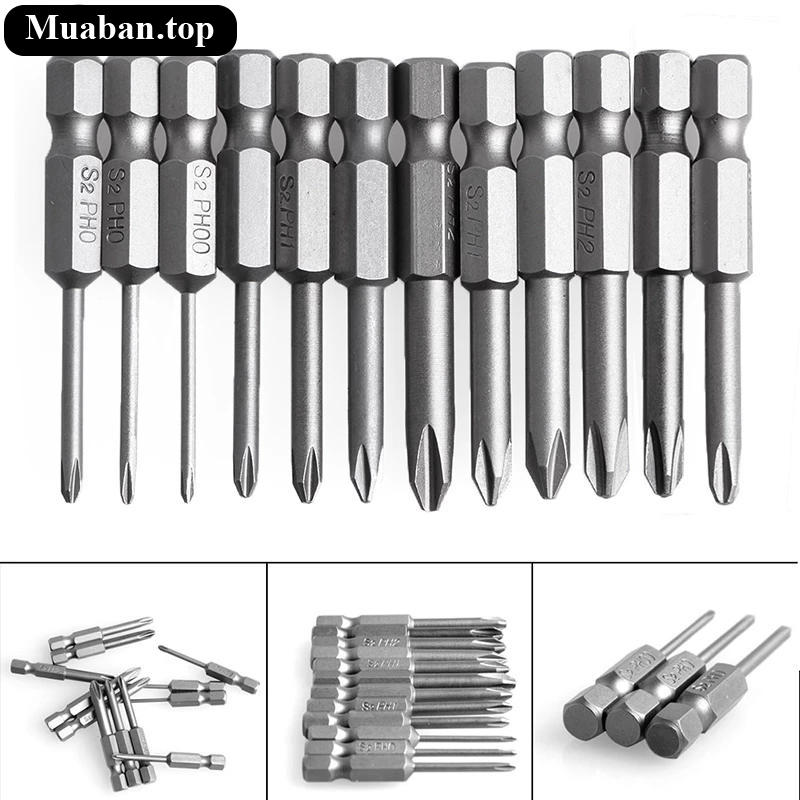 Bộ 12 đầu tua vít chuôi lục giác 50mm tiện ích 3