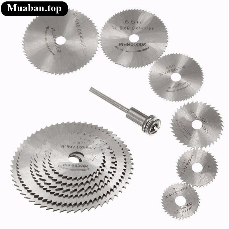 Bộ 6 lưỡi cắt mini bằng kim loại dành cho máy khoan
