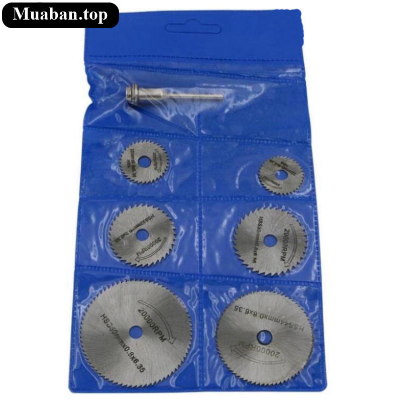 Bộ 6 lưỡi cắt mini bằng kim loại dành cho máy khoan 5