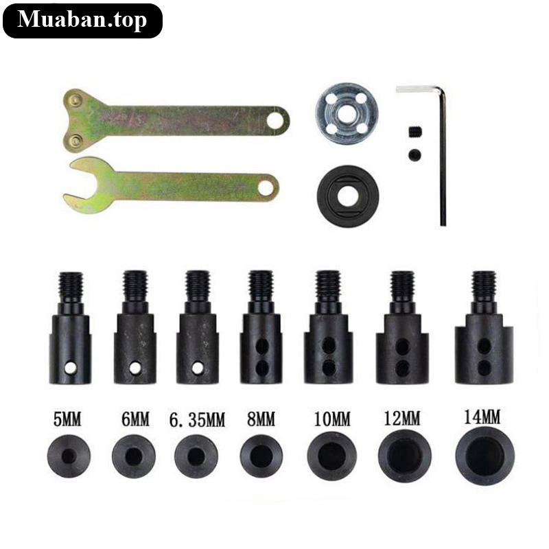 Bộ kẹp lưỡi cắt máy mài gắn cho motor 775 và 895