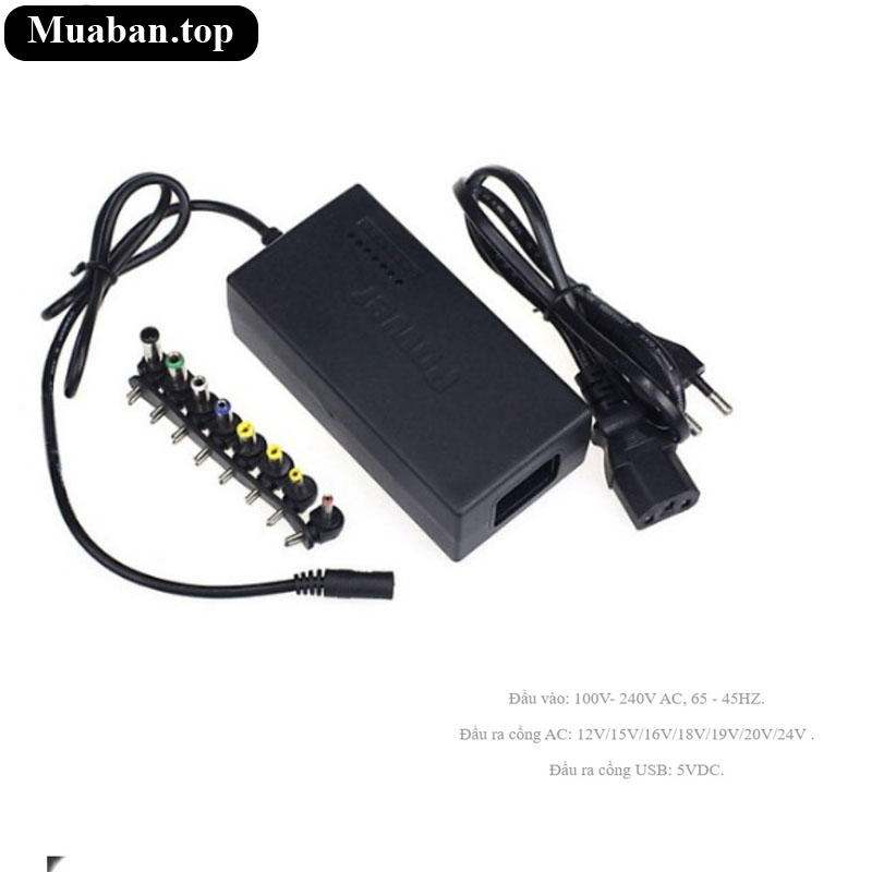 Bộ sạc đa năng 120W và 8 đầu kim dành cho laptop 5