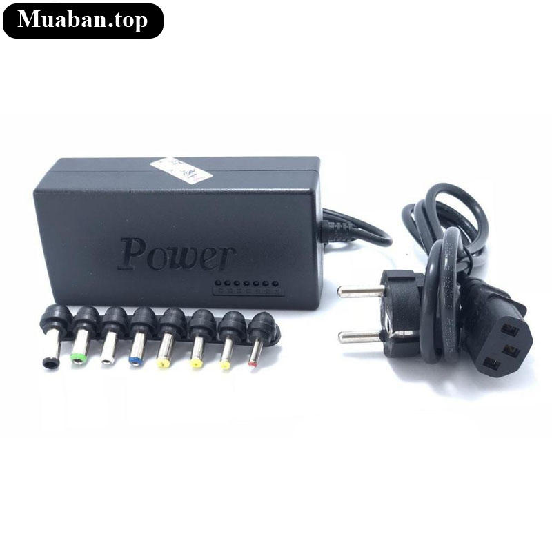 Bộ sạc đa năng 120W và 8 đầu kim dành cho laptop 6