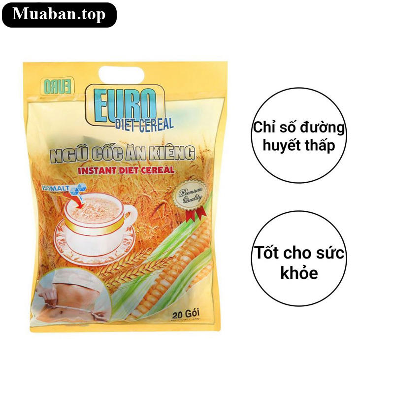 Bột ngũ cốc ăn kiêng Euro Cereal gói 500g 1