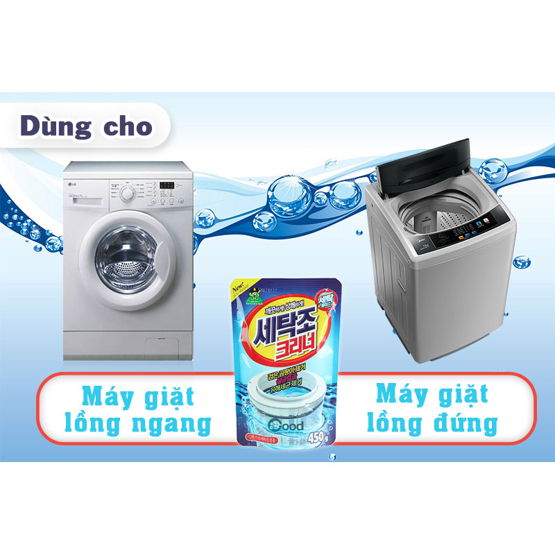 Bột vệ sinh lồng máy giặt Sandokkaebi 450g 8