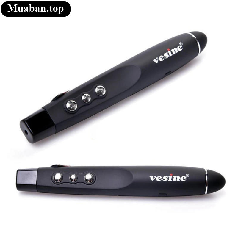 Bút trình chiếu Vesine VP-101 laser đỏ kèm bao da đựng bút