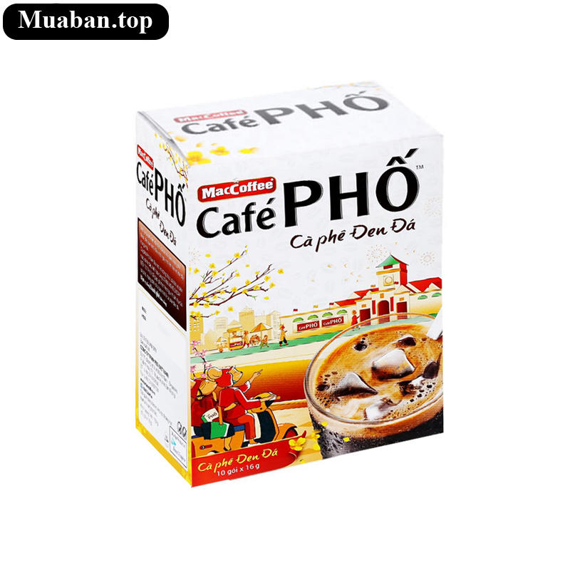 Cà phê đen đá MacCoffee Café Phố 160g