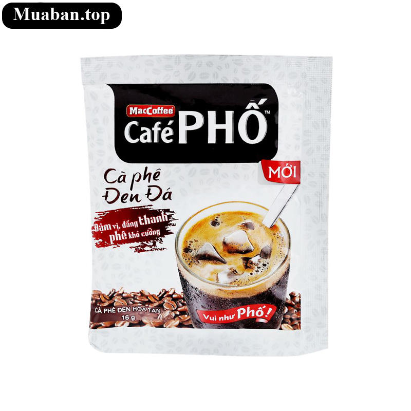 Cà phê đen đá MacCoffee Café Phố 160g 6