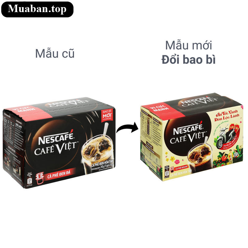 Cà phê đen đá NesCafé Café Việt 240g 2