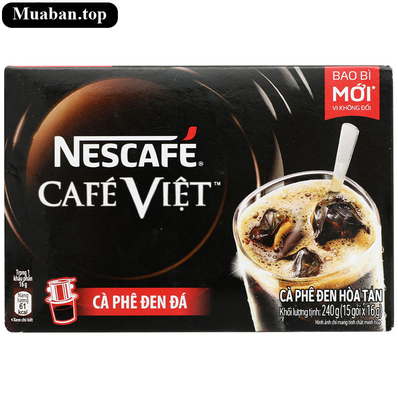 Cà phê đen đá NesCafé Café Việt 240g 4