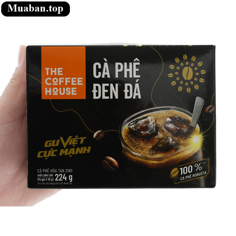 Cà phê đen đá The Coffee House 224g 2