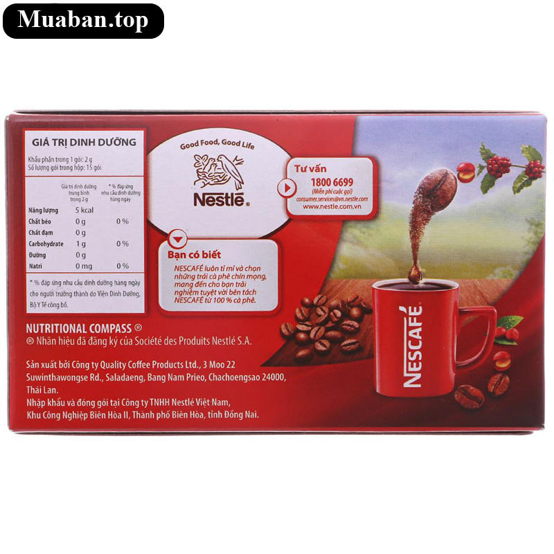 Cà phê đen NesCafé Red Cup 30g 3