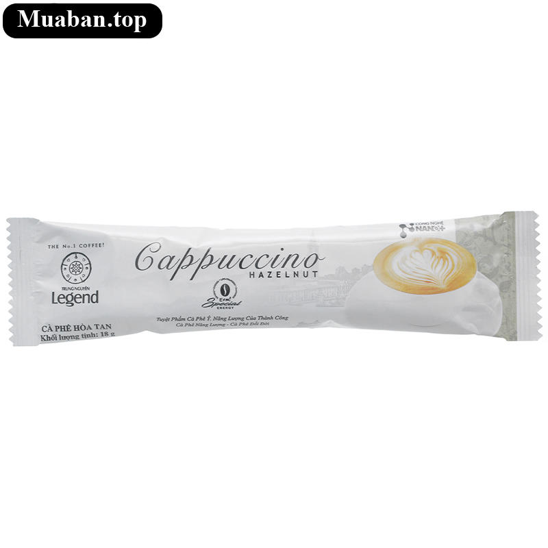Cà phê hoà tan Trung Nguyên Cappuccino hazelnut 216g 10