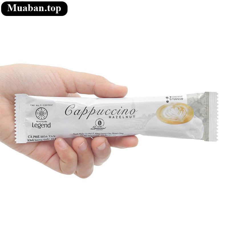 Cà phê hoà tan Trung Nguyên Cappuccino hazelnut 216g 6
