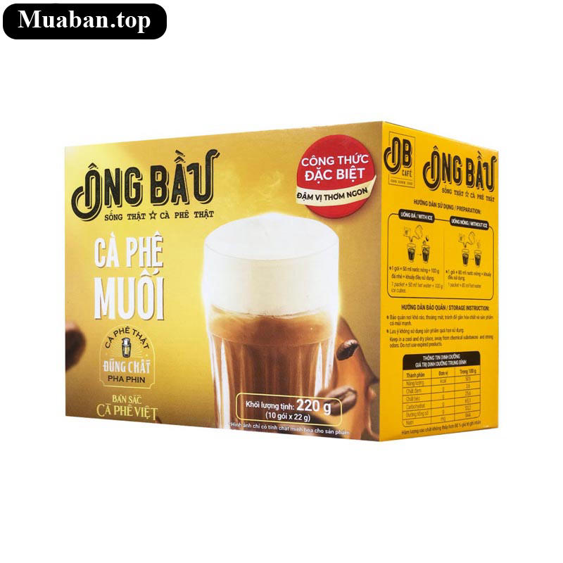 Cà phê muối Ông Bầu 220g 2