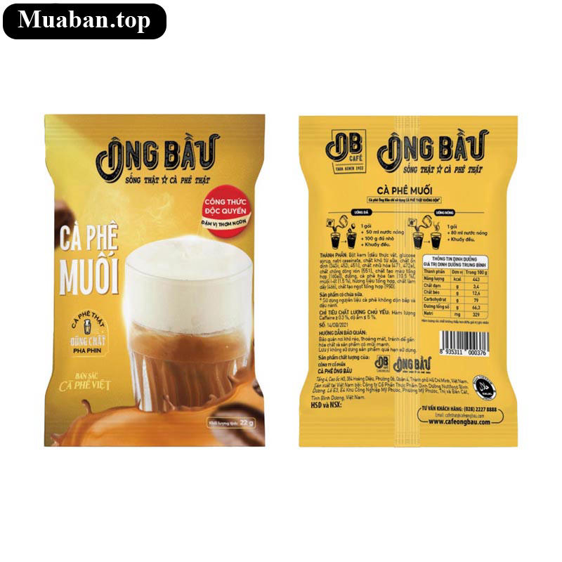 Cà phê muối Ông Bầu 220g 3